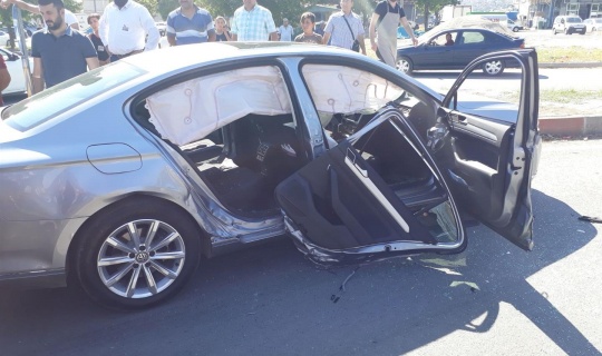 AK Parti Kahramanmaraş milletvekili adayı Öçal, kaza geçirdi
