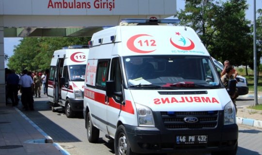 Yaralanan askerler Kahramanmaraş'a getirildi