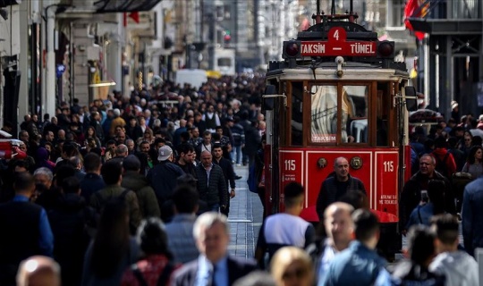 Türkiye nüfusu 1 milyon 151 bin 115 kişi arttı