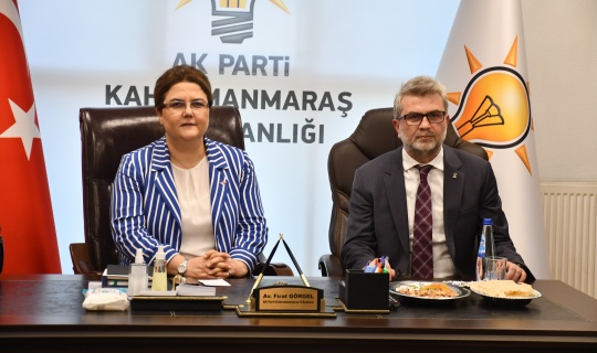 Bakan Yanık, AK Parti Kahramanmaraş İl Başkanlığını ziyaret etti