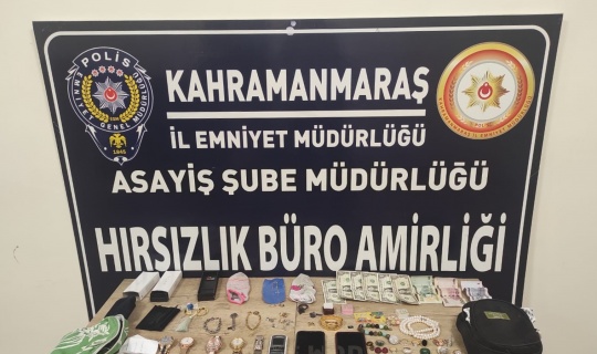 Hırsızlık İçin Günübirlik Kahramanmaraş'a Gelen 2 Zanlı Tutuklandı