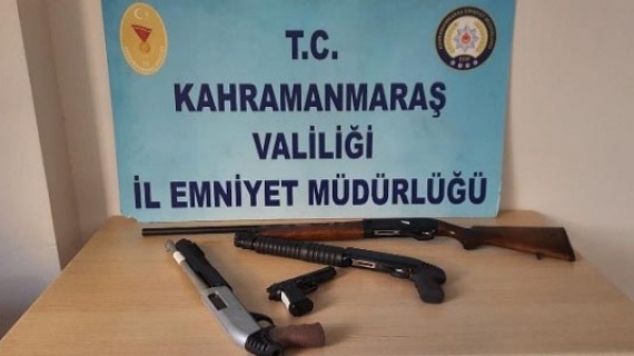 Polis denetimlerinde 24 silah ele geçirildi