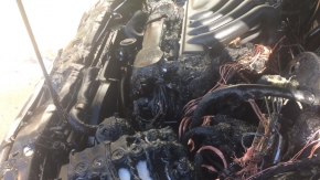 Afşin'de, park halindeki araç yandı