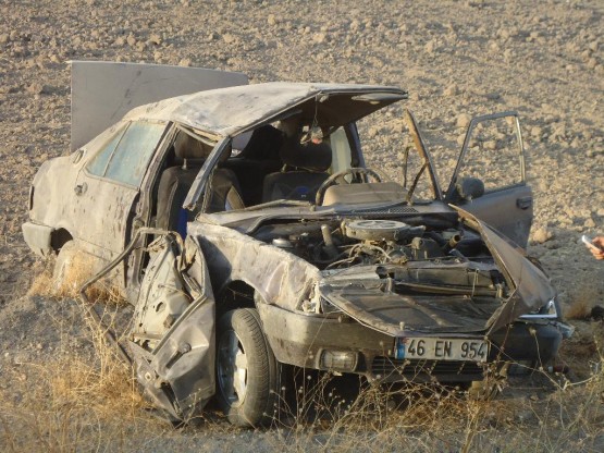 Afşin’ de Trafik Kazası: 1 Ölü, 3 Yaralı