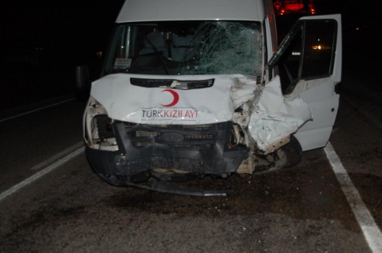 Afşin’de Trafik Kazası:1 Ölü, 3 Yaralı