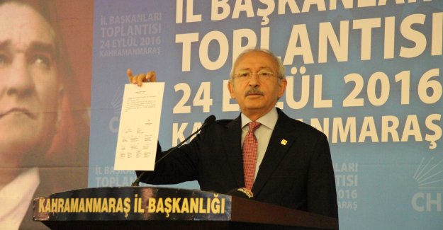CHP Genel Başkanı Kılıçdaroğlu, Kahramanmaraş'ta