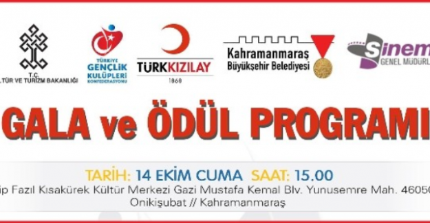 Kızılay Kısa Film Festivali Ödül Töreni Kahramanmaraş'ta Yapılacak