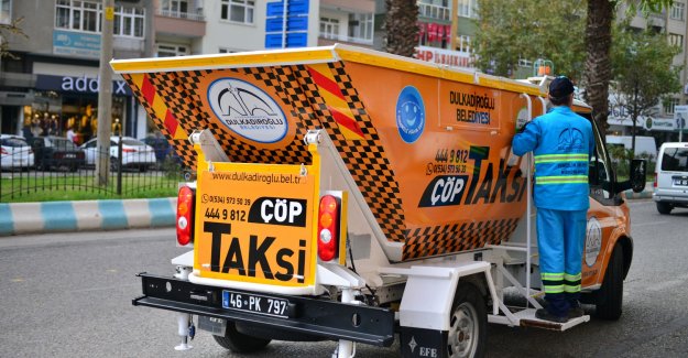 Kahramanmaraş 'Çöp' taksiyle temizlenecek