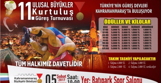 Türkiye'nin Güreş Devleri Kahramanmaraş'ta Buluşuyor