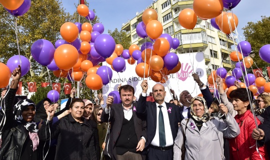Başkan Erkoç: “Kadına şiddeti tasvip etmiyoruz”