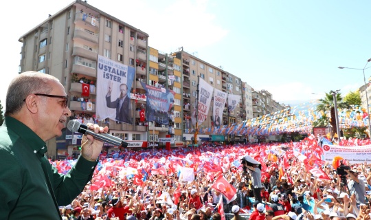 Cumhurbaşkanı Erdoğan: Afşin'e Yurt, Hastane ve Gençlik Merkezi