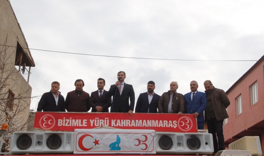 MHP Belediye Başkan Adayı Böke'ye Coşkulu Karşılama