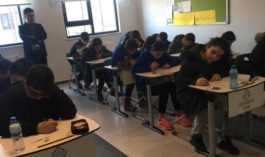 Bahçeşehir Kolejinin  Kabul Sınavına Yoğun İlgi