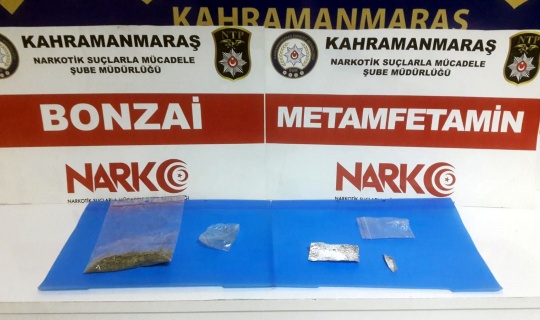 Kahramanmaraş'ta uyuşturucu operasyonları