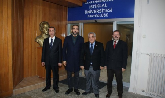 Özdemir'den, İstiklal Üniversitesi Rektörü Özgül'e Ziyaret 