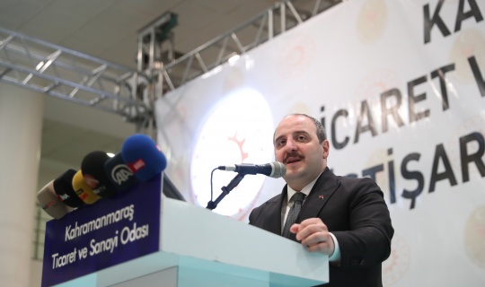Sanayi ve Teknoloji Bakanı Mustafa Varank: “Kahramanmaraş'ı büyütmenin gayreti içerisindeyiz”