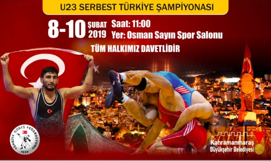 U23 Serbest Türkiye Şampiyonası Kahramanmaraş’ta
