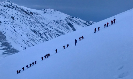 Berit Dağı'na Kış Tırmanışı Gerçekleştirildi