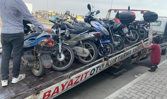 Kahramanmaraş'ta motosiklet denetimi
