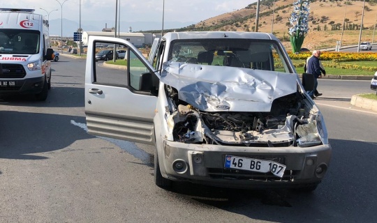 Trafik kazası: 1 yaralı