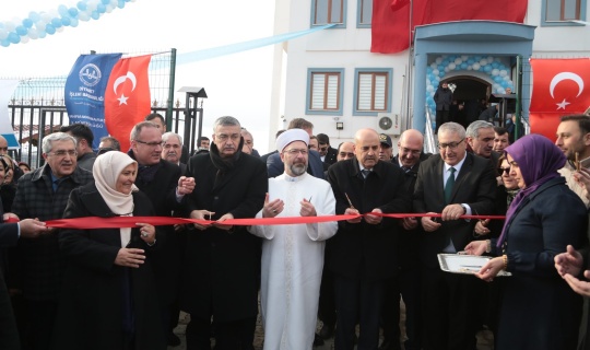 Diyanet İşleri Başkanı Erbaş, Kahramanmaraş'ta Kuran kursu açtı