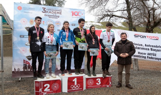 Türkiye Oryantiring 3. Kademe Yarışları, Kahramanmaraş'ta tamamlandı