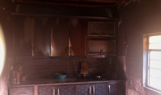 Afşin’de Bir Evde Çıkan Yangın Söndürüldü