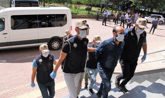 Pazarcık'ta terör örgütü PKK/KCK operasyonunda 4 şüpheli tutuklandı