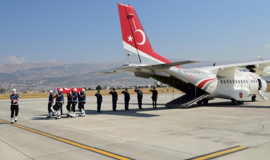 Şehit özel harekat polisi Gül'ün cenazesi Kahramanmaraş'a getirildi