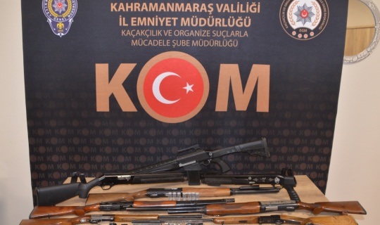 Kahramanmaraş'ta Ruhsatsız Silah Operasyonu: 4 Gözaltı