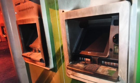 Afşin’de ATM'yi Kundakladığı İddia Edilen Şüpheli Yakalandı