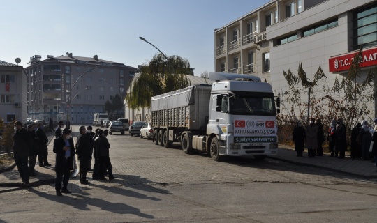 Afşin’den Suriye’ye 27 Ton Un Gönderildi
