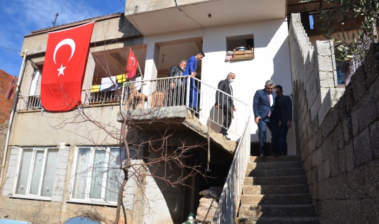 BBP Genel Başkan Yardımcısı Yardımcıoğlu, Gara şehidi Hüseyin Sarı'nın ailesini ziyaret etti