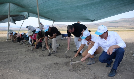 Domuztepe'de kazılar başladı