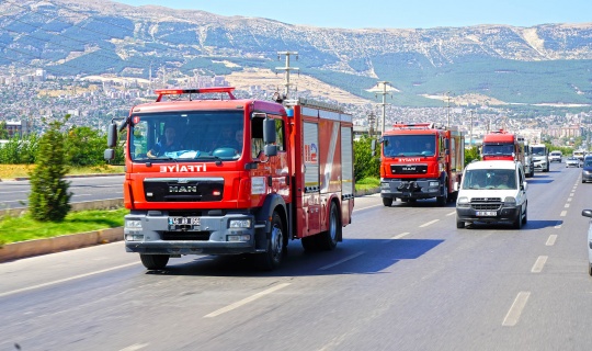 Kahramanmaraş'tan Antalya'daki yangın söndürme çalışmalarına destek