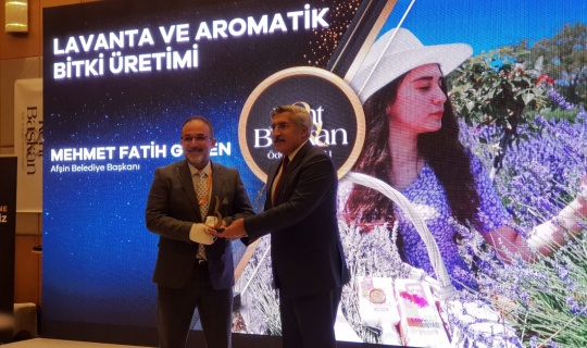 Afşin Belediyesinin Türkiye'ye Örnek Projesi Ödül Aldı