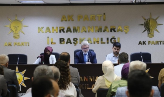 AK Parti Kahramanmaraş İl Başkanlığı’nda Değişiklik