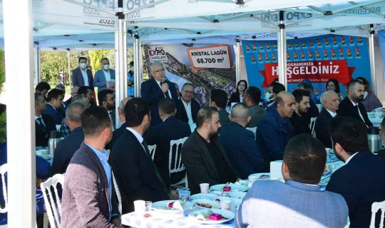 Başkan Mahçiçek Expo Alanında MHP Teşkilatıyla Buluştu