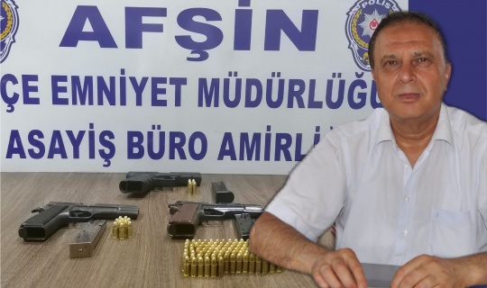 Yeni İlçe Emniyet Müdürü Afşin'de "Silaha Hayır" Dedi