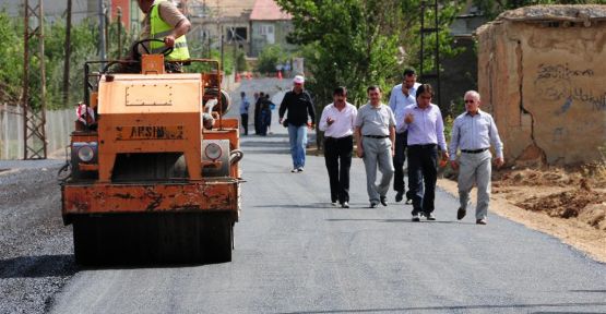 Afşin Belediyesinin Asfalt Mesaisi Sürüyor