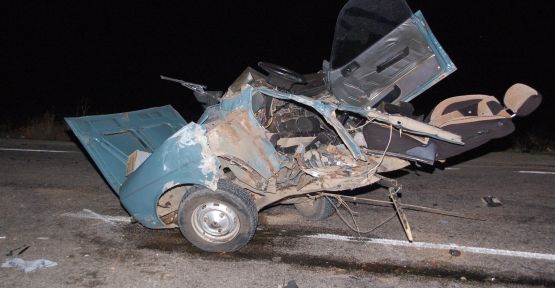 Afşin’de Trafik Kazası:1 Ölü, 3 Yaralı