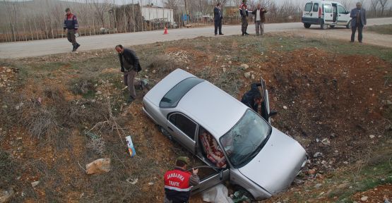 Afşin’de Trafik Kazası 1’i Ağır 2 Yaralı