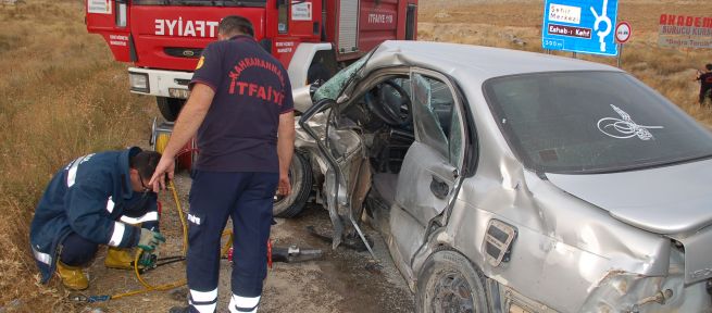  Afşin’de trafik kazası: 1’i ağır, 4 yaralı