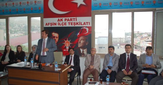 -AK Parti İl Başkanı Fatih Erkoç’un Afşin Ziyareti