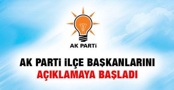 AK Parti, İlçe Belediye Başkan Adaylarını Açıklamaya Başladı