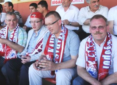 Alman Komutan Kahramanmaraşspor'un Maçını İzledi