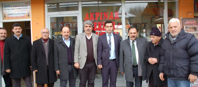  Aslan'dan MHP İlçe Başkanı Koç'a hayırlı olsun ziyareti