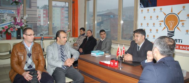 B Termik Santrali Müdürü Has'tan AK Parti İlçe Başkanı Kırbıyık'a Hayırlı Olsun Ziyareti