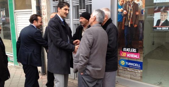 CHP Afşin Belediye Başkan Adayı Gökdoğan’ dan Esnafı Ziyareti