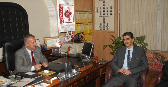 CHP Afşin Belediye Başkan Adayı Gökdoğan’dan Ticaret Odası’na Ziyaret